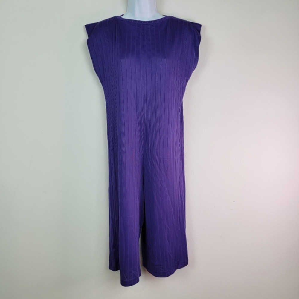 Zara Trafaluc purple one piece dressy pants size small jumper romper